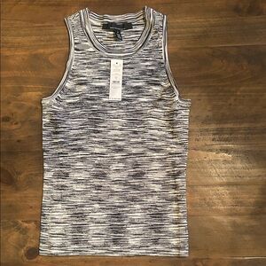 White House Black Market WHBM Spacedye Sleeveless tank Top small NWT